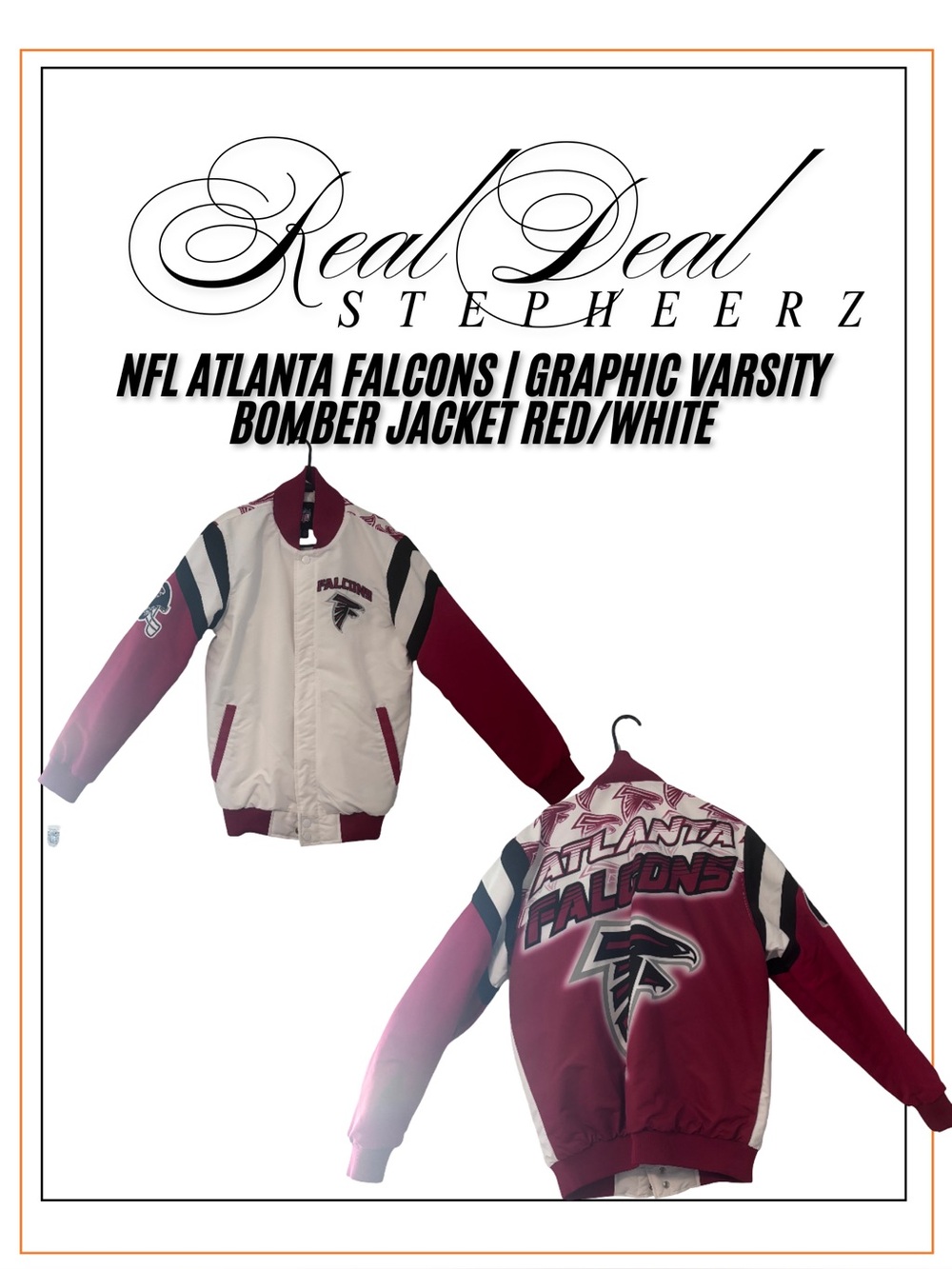NFL Atlanta Falcons | Graphic Varsity Bomber Jacket